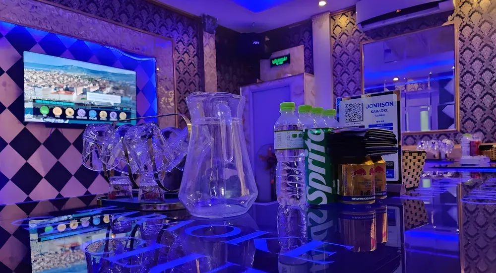가라오케 방 내부 모습