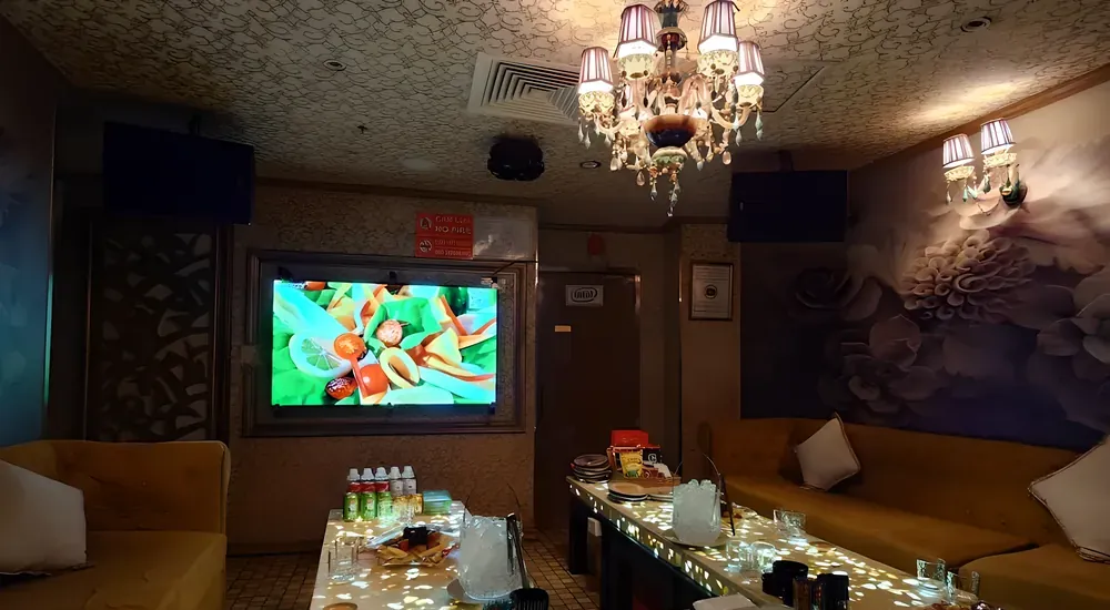 가라오케 방 안 모습
