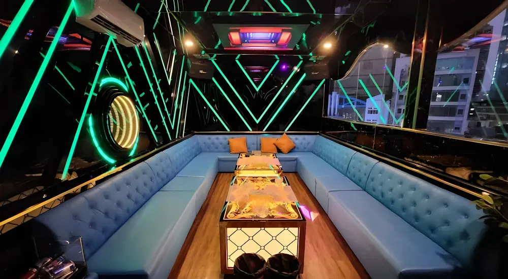 두바이 KTV 청색 소파