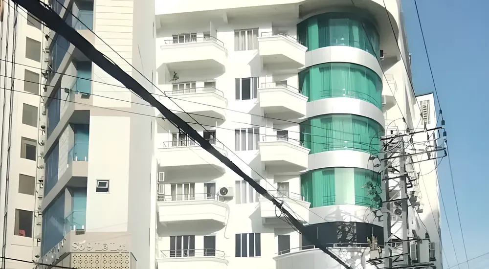 흰색 건물 외관