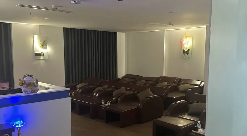 리조트식 캐주얼 대기 공간